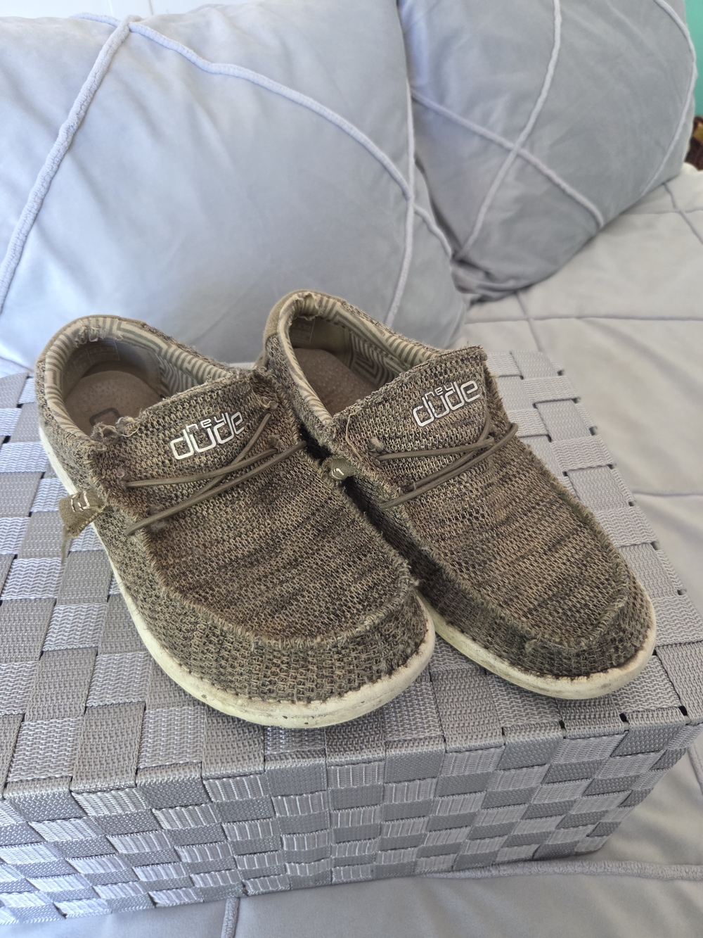 Hey Dude Brown Men's Wally Sox Slip-On Shoes